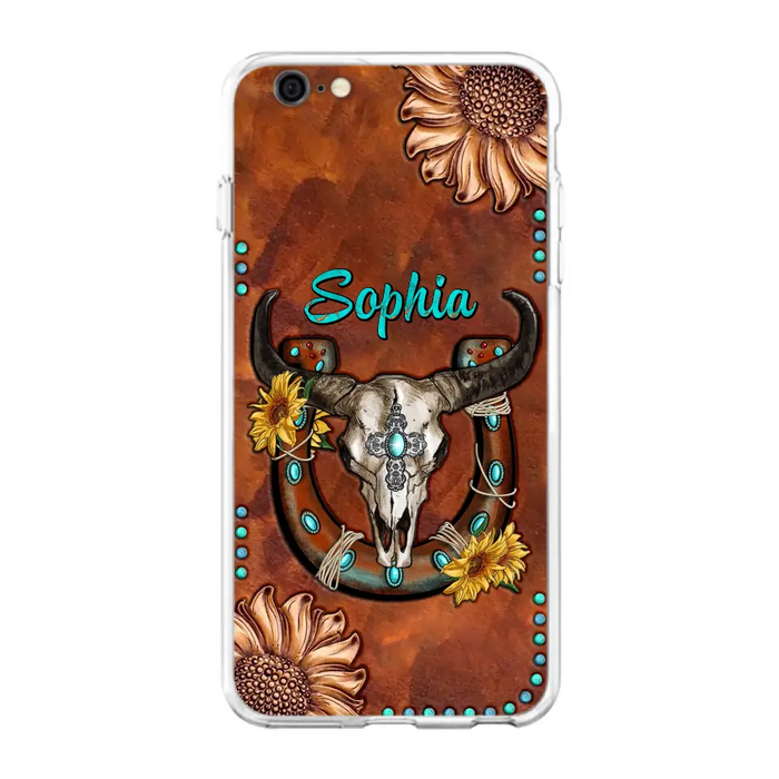 Custom Personalized Cowboy Cowgirl Phone Case - Case For iPhone/ Samsung