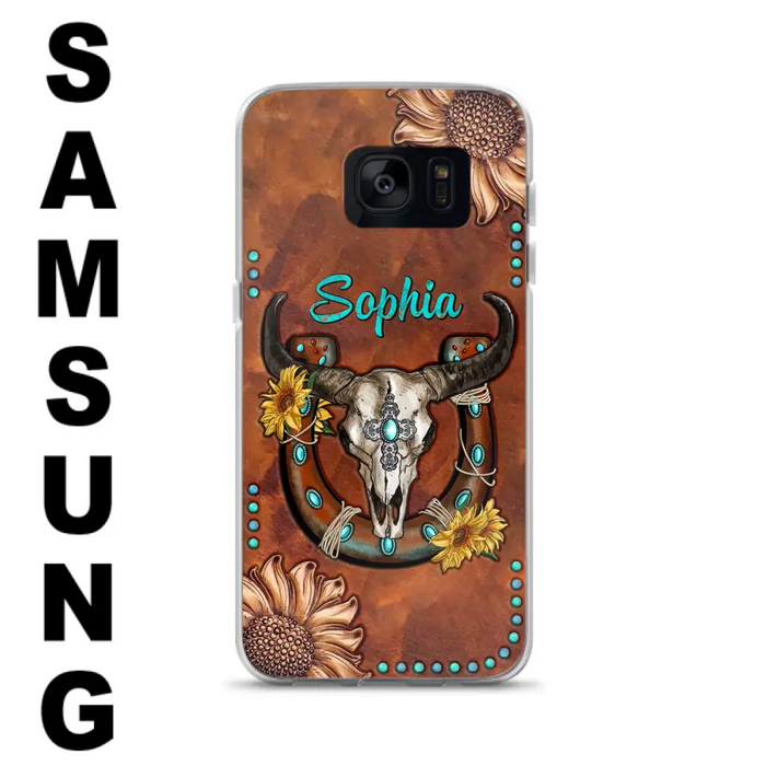 Custom Personalized Cowboy Cowgirl Phone Case - Case For iPhone/ Samsung