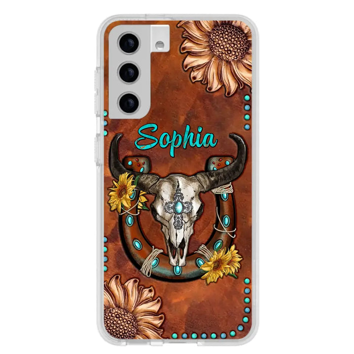 Custom Personalized Cowboy Cowgirl Phone Case - Case For iPhone/ Samsung