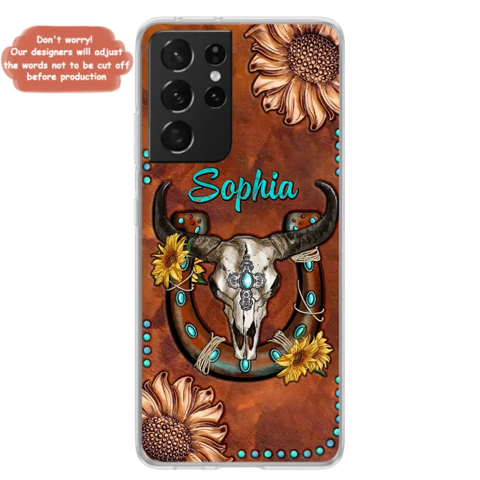 Custom Personalized Cowboy Cowgirl Phone Case - Case For iPhone/ Samsung