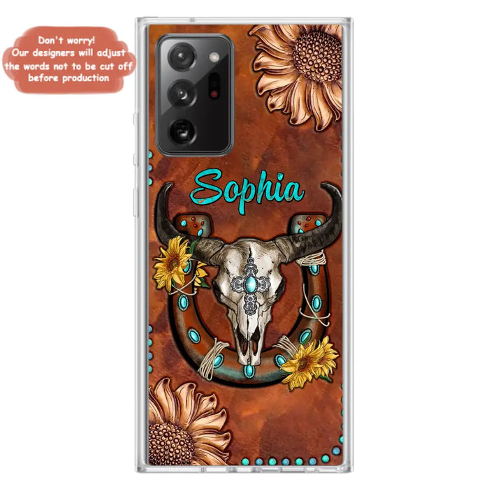 Custom Personalized Cowboy Cowgirl Phone Case - Case For iPhone/ Samsung