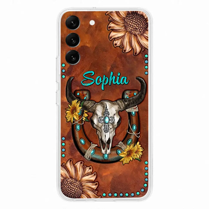 Custom Personalized Cowboy Cowgirl Phone Case - Case For iPhone/ Samsung