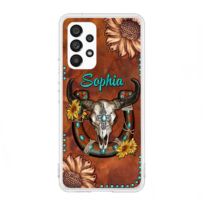 Custom Personalized Cowboy Cowgirl Phone Case - Case For iPhone/ Samsung