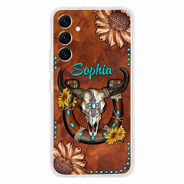 Custom Personalized Cowboy Cowgirl Phone Case - Case For iPhone/ Samsung