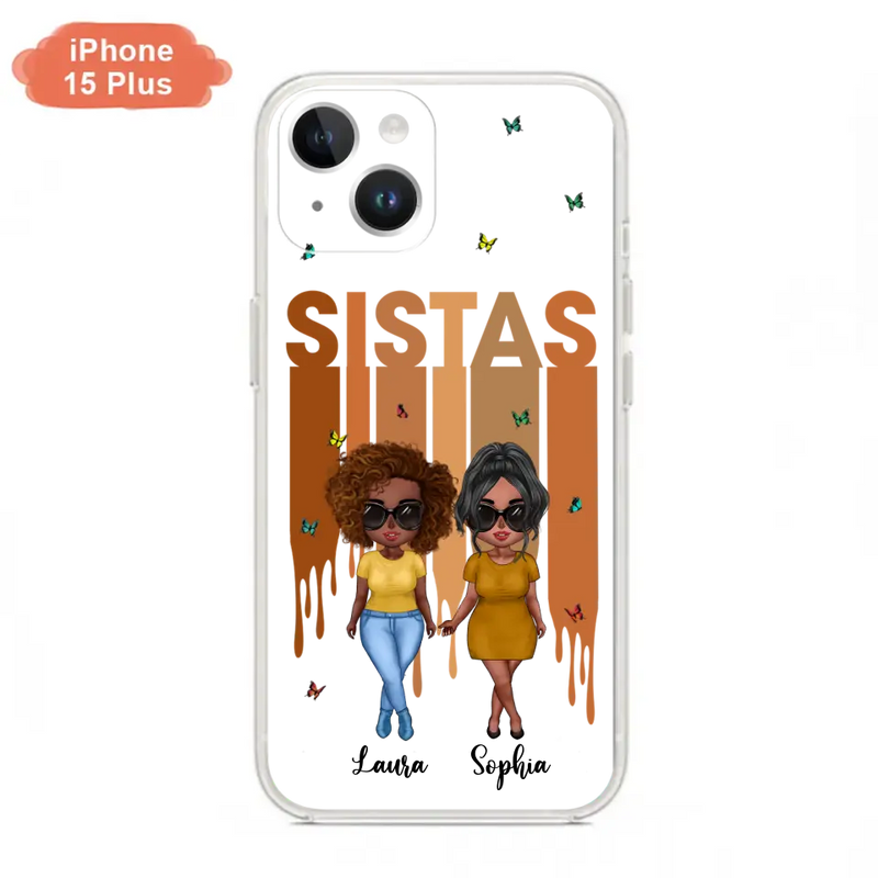 Personalized Best Friends Phone Case - Up to 5 Girls - Gift Idea For Sisters/Besties - Case For iPhone/Samsung