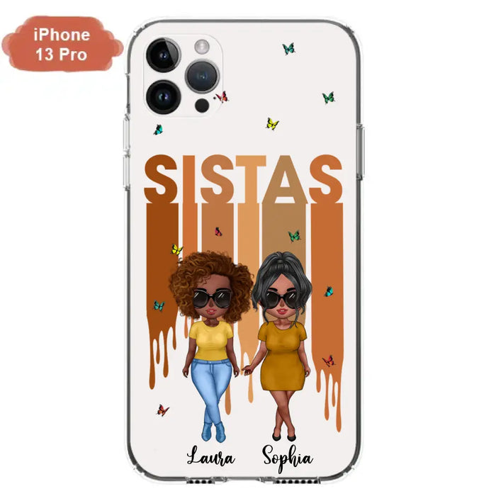 Custom Personalized Best Friends Phone Case - Upto 5 Girls - Gift Idea For Sisters/ Besties - Case For iPhone/Samsung