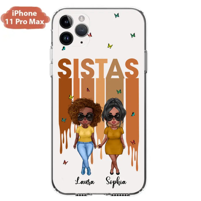 Custom Personalized Best Friends Phone Case - Upto 5 Girls - Gift Idea For Sisters/ Besties - Case For iPhone/Samsung