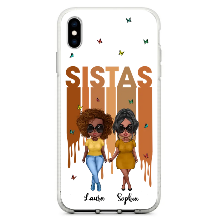 Custom Personalized Best Friends Phone Case - Upto 5 Girls - Gift Idea For Sisters/ Besties - Case For iPhone/Samsung