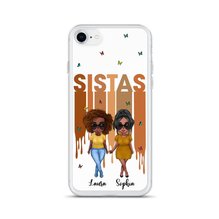 Custom Personalized Best Friends Phone Case - Upto 5 Girls - Gift Idea For Sisters/ Besties - Case For iPhone/Samsung