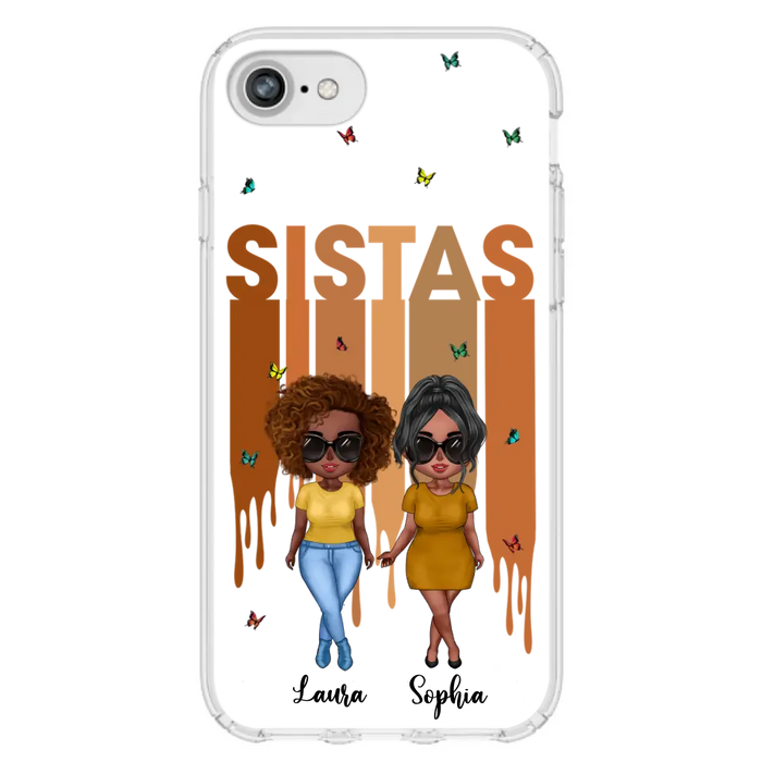 Custom Personalized Best Friends Phone Case - Upto 5 Girls - Gift Idea For Sisters/ Besties - Case For iPhone/Samsung