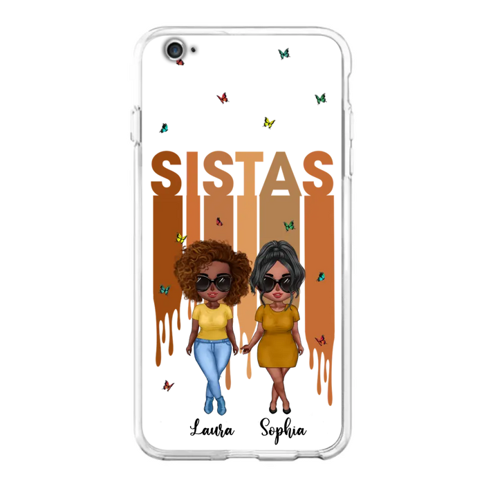 Custom Personalized Best Friends Phone Case - Upto 5 Girls - Gift Idea For Sisters/ Besties - Case For iPhone/Samsung