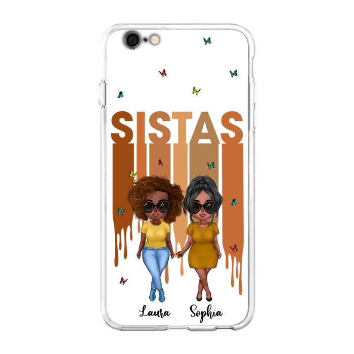 Custom Personalized Best Friends Phone Case - Upto 5 Girls - Gift Idea For Sisters/ Besties - Case For iPhone/Samsung