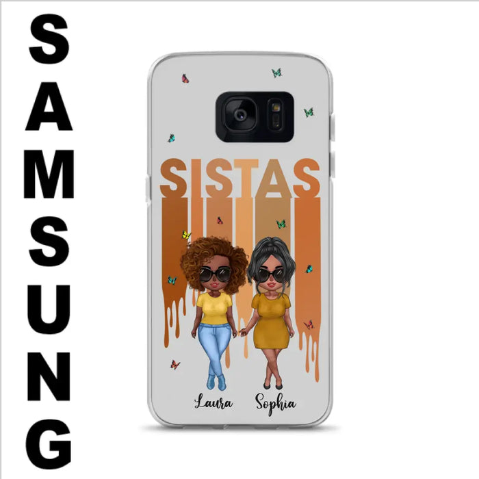 Custom Personalized Best Friends Phone Case - Upto 5 Girls - Gift Idea For Sisters/ Besties - Case For iPhone/Samsung