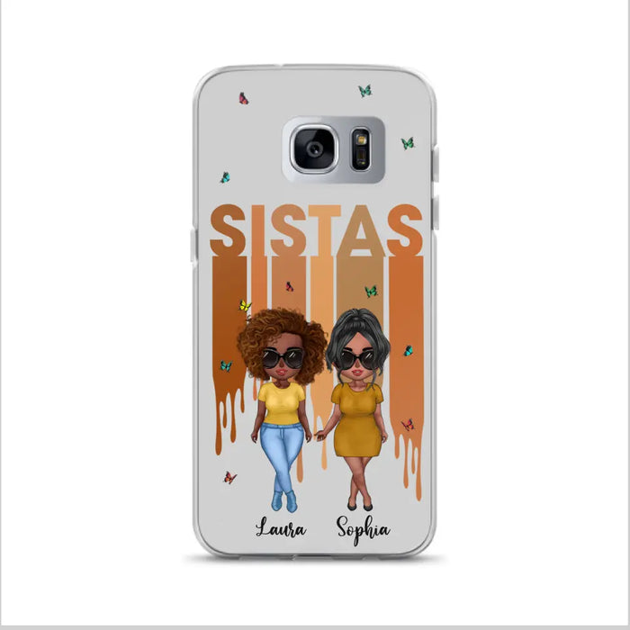 Custom Personalized Best Friends Phone Case - Upto 5 Girls - Gift Idea For Sisters/ Besties - Case For iPhone/Samsung