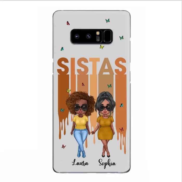 Custom Personalized Best Friends Phone Case - Upto 5 Girls - Gift Idea For Sisters/ Besties - Case For iPhone/Samsung