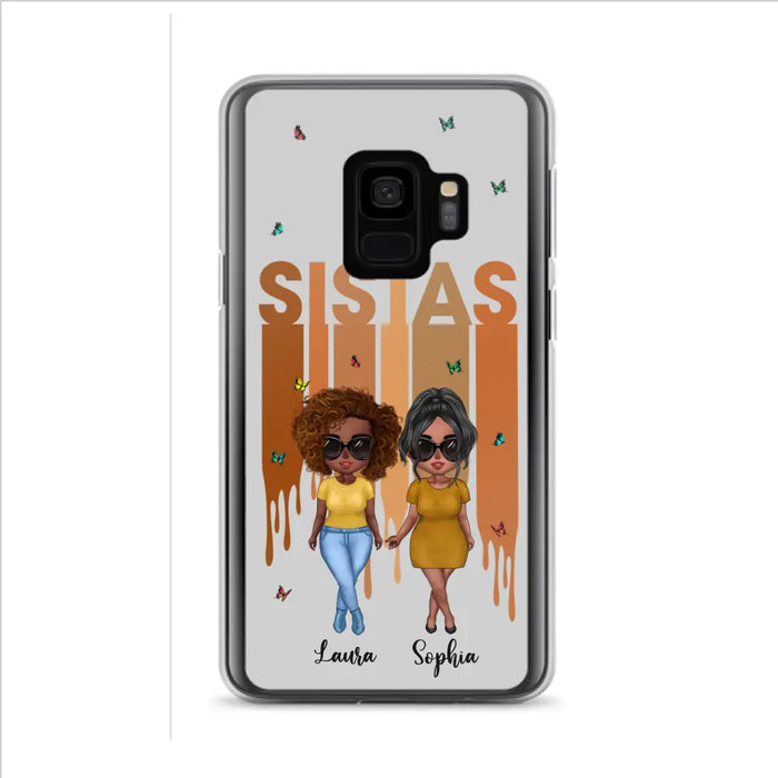 Custom Personalized Best Friends Phone Case - Upto 5 Girls - Gift Idea For Sisters/ Besties - Case For iPhone/Samsung