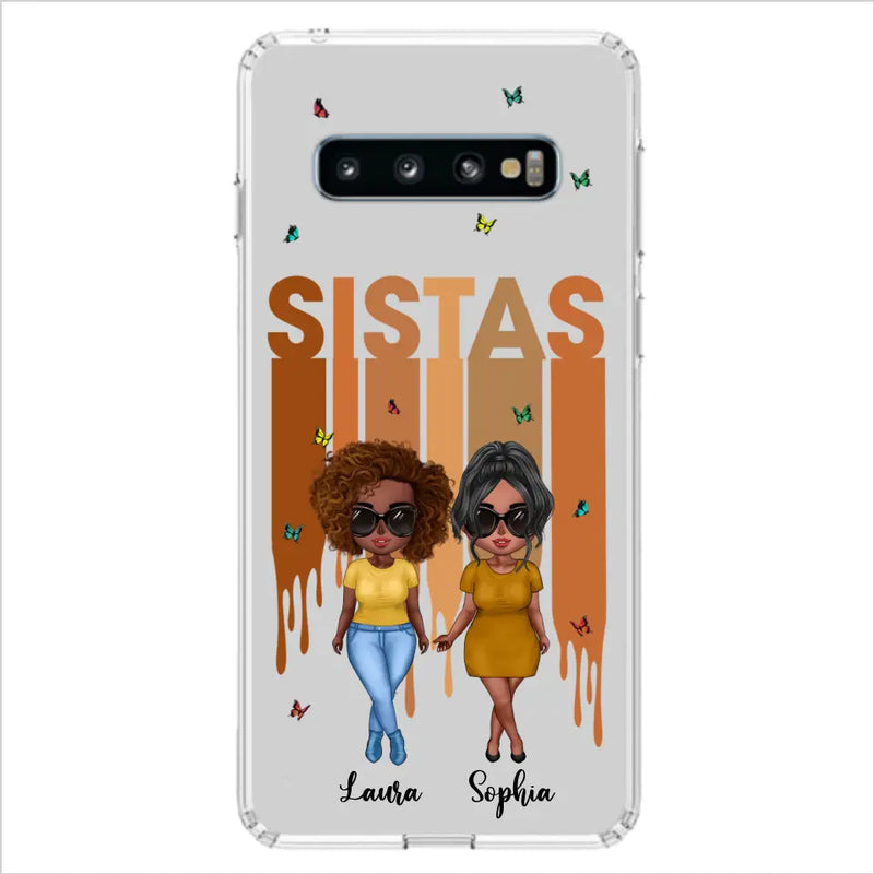 Personalized Best Friends Phone Case - Up to 5 Girls - Gift Idea For Sisters/Besties - Case For iPhone/Samsung