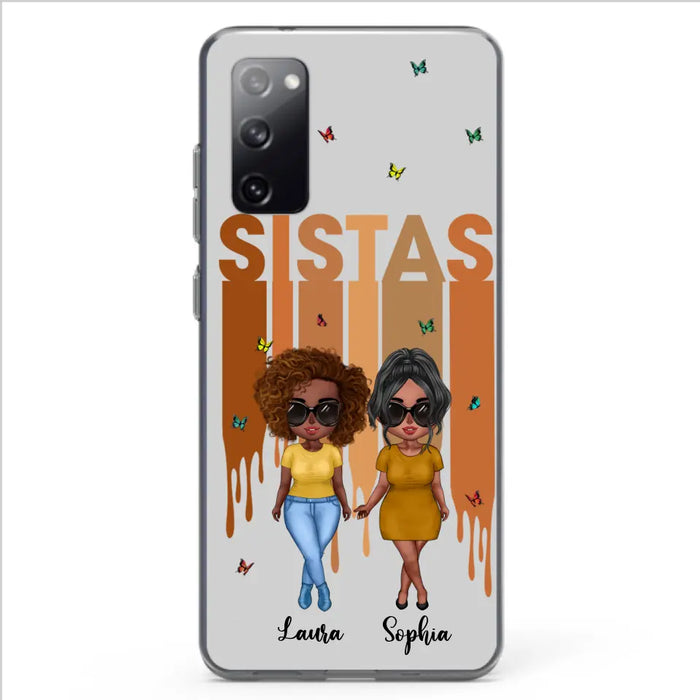 Custom Personalized Best Friends Phone Case - Upto 5 Girls - Gift Idea For Sisters/ Besties - Case For iPhone/Samsung