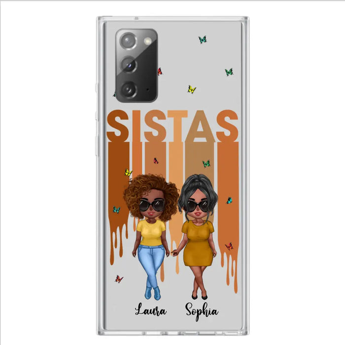 Custom Personalized Best Friends Phone Case - Upto 5 Girls - Gift Idea For Sisters/ Besties - Case For iPhone/Samsung