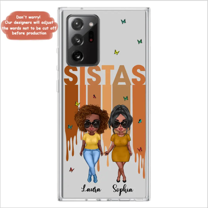 Custom Personalized Best Friends Phone Case - Upto 5 Girls - Gift Idea For Sisters/ Besties - Case For iPhone/Samsung