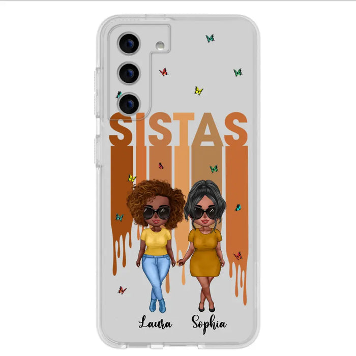 Custom Personalized Best Friends Phone Case - Upto 5 Girls - Gift Idea For Sisters/ Besties - Case For iPhone/Samsung