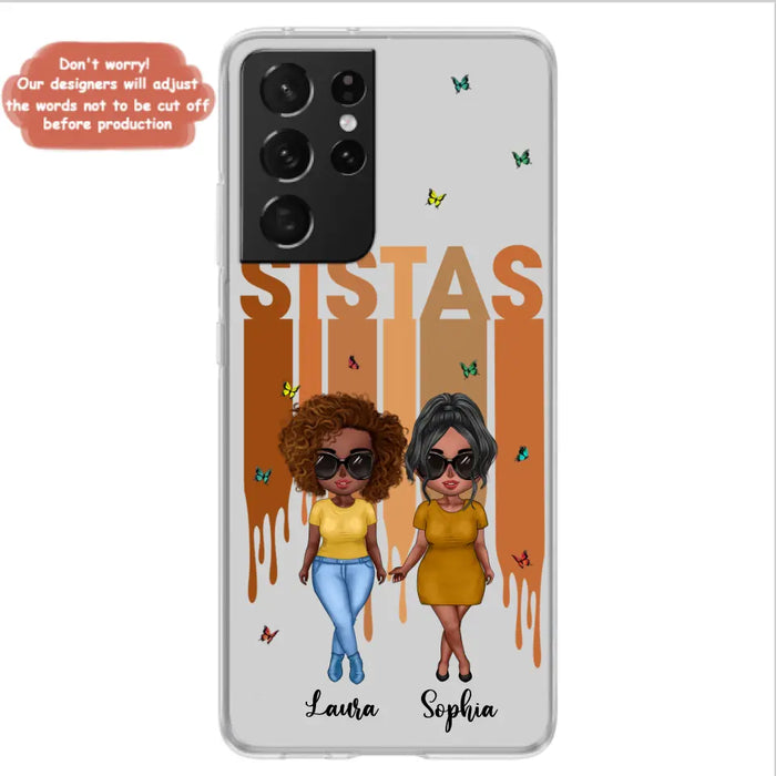 Custom Personalized Best Friends Phone Case - Upto 5 Girls - Gift Idea For Sisters/ Besties - Case For iPhone/Samsung