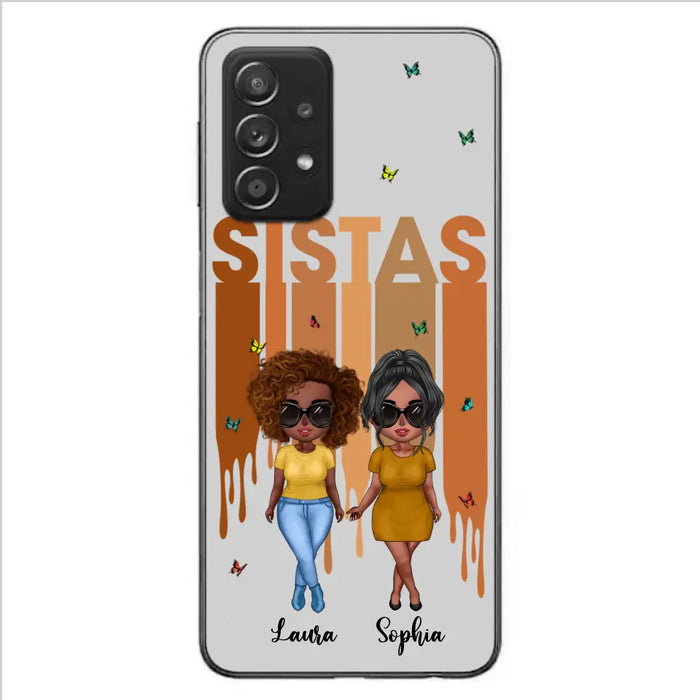 Custom Personalized Best Friends Phone Case - Upto 5 Girls - Gift Idea For Sisters/ Besties - Case For iPhone/Samsung