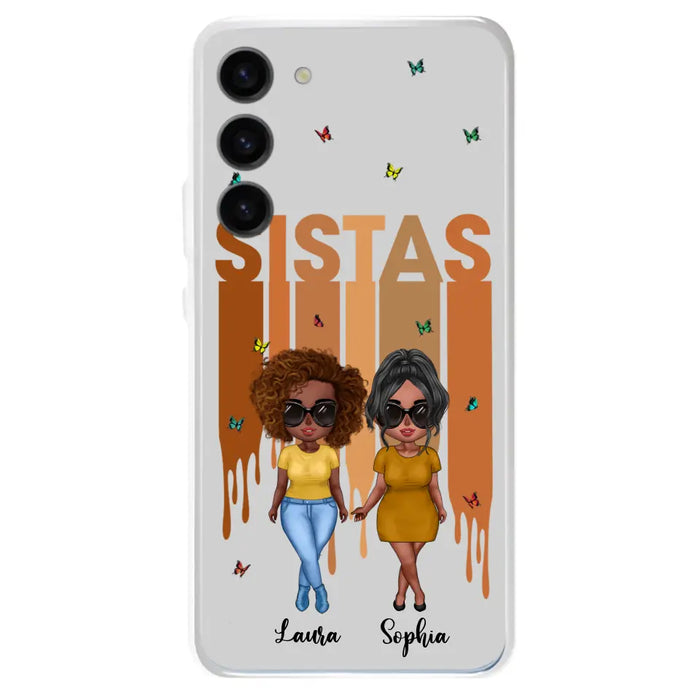 Custom Personalized Best Friends Phone Case - Upto 5 Girls - Gift Idea For Sisters/ Besties - Case For iPhone/Samsung