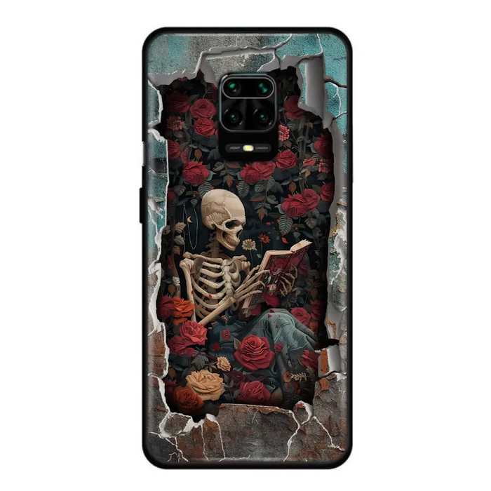 Custom Personalized Bookish Skeleton Phone Case - Reading Book Lover Gift Idea - Case For Xiaomi/ Oppo/ Huawei