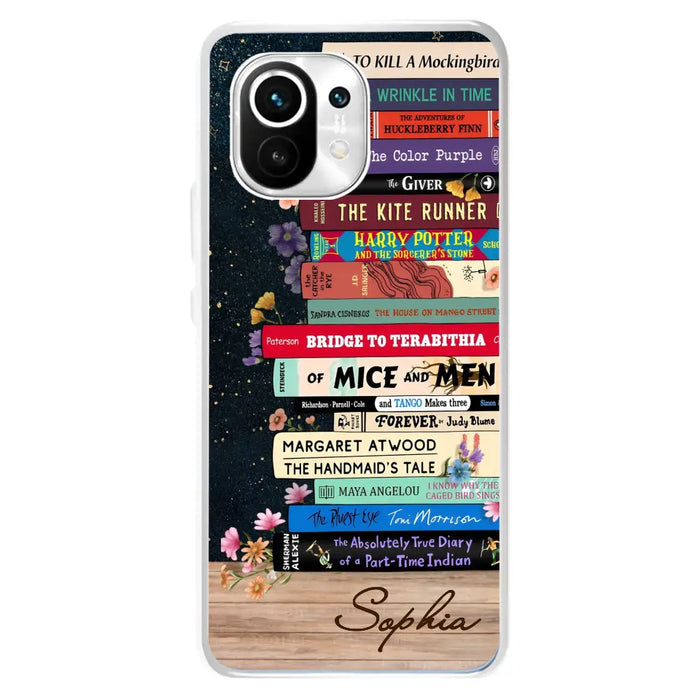 Custom Personalized Books Phone Case - Reading Book Lover Gift Idea - Case For Xiaomi/ Oppo/ Huawei