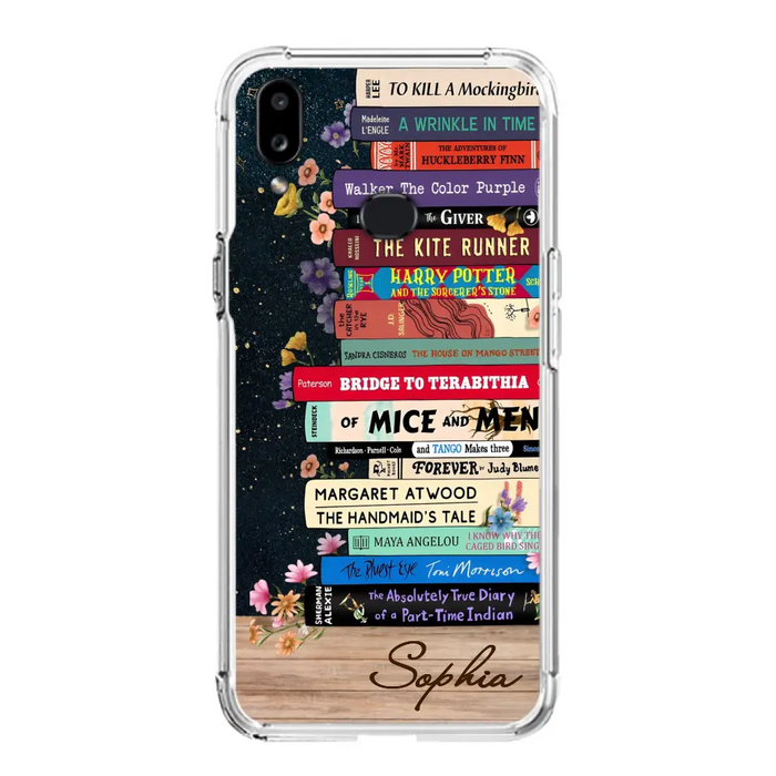 Custom Personalized Books Phone Case - Reading Book Lover Gift Idea - Case For iPhone/ Samsung