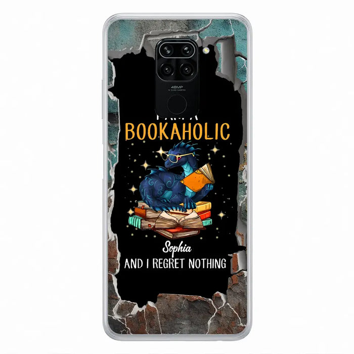 Custom Personalized Reading Book Phone Case - Gift Idea For Book Lovers - I Am A Bookaholic And I Regret Nothing - Case For Xiaomi/ Oppo/ Huawei