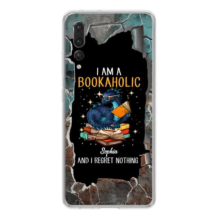 Custom Personalized Reading Book Phone Case - Gift Idea For Book Lovers - I Am A Bookaholic And I Regret Nothing - Case For Xiaomi/ Oppo/ Huawei