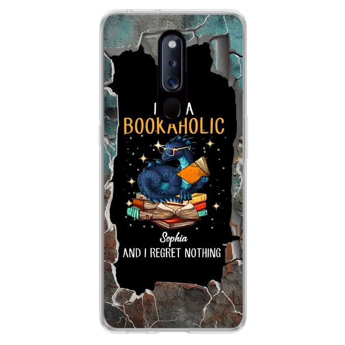 Custom Personalized Reading Book Phone Case - Gift Idea For Book Lovers - I Am A Bookaholic And I Regret Nothing - Case For Xiaomi/ Oppo/ Huawei