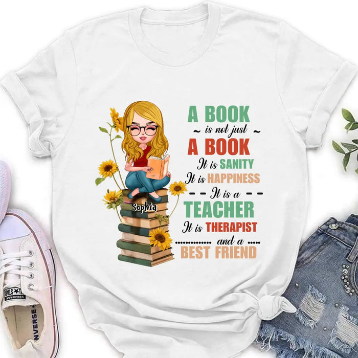 Custom Personalized A Book Is Not Just A Book T-Shirt/ Hoodie - Gift Idea For Reading Lover