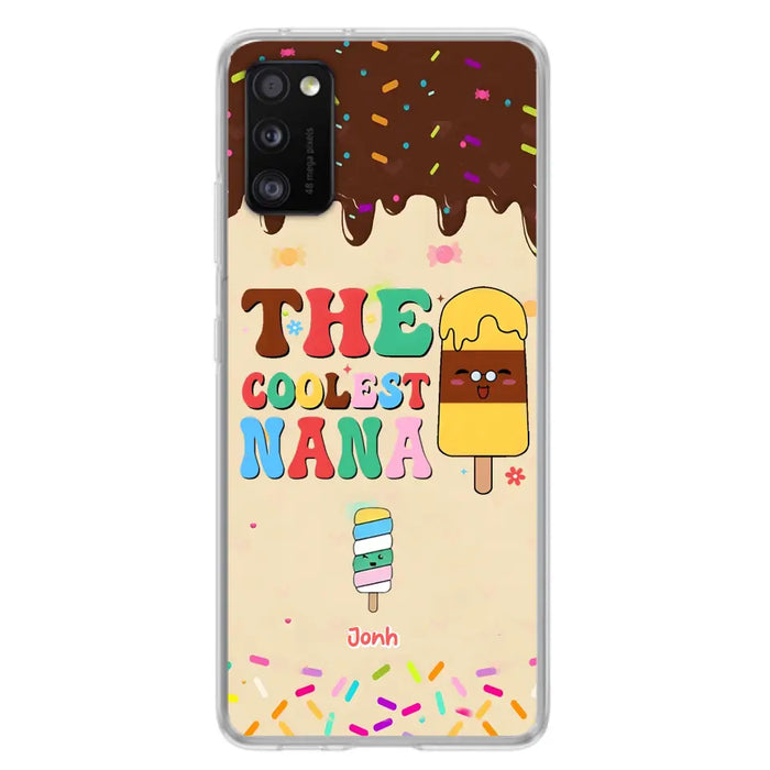 Custom Personalized The Coolest Nana Phone Case - Upto 10 Kids - Mother's Day Gift Idea for Grandma/ Mom - Case for iPhone/ Samsung