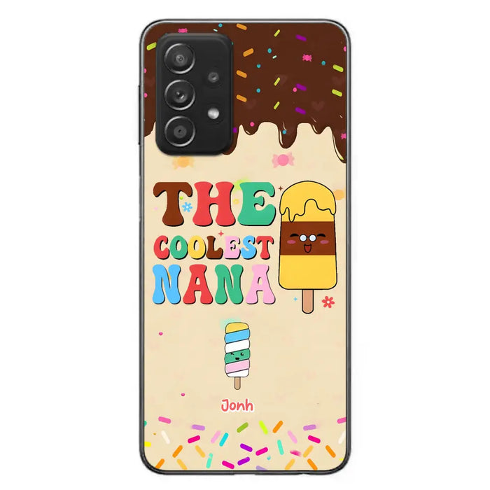 Custom Personalized The Coolest Nana Phone Case - Upto 10 Kids - Mother's Day Gift Idea for Grandma/ Mom - Case for iPhone/ Samsung