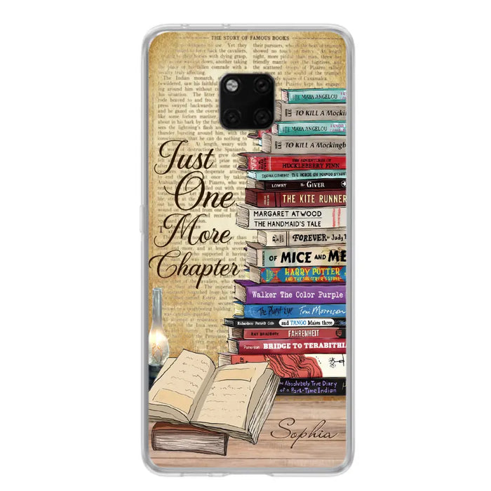 Custom Personalized Reading Book Phone Case - Gift Idea For Book Lovers - Just One More Chapter Case For Xiaomi/ Oppo/ Huawei