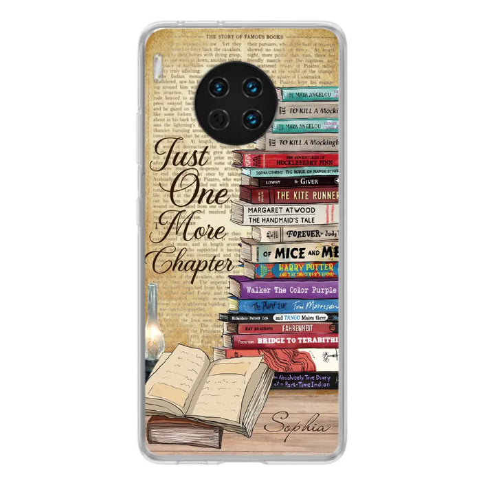 Custom Personalized Reading Book Phone Case - Gift Idea For Book Lovers - Just One More Chapter Case For Xiaomi/ Oppo/ Huawei