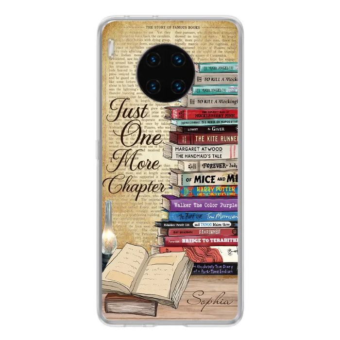 Custom Personalized Reading Book Phone Case - Gift Idea For Book Lovers - Just One More Chapter Case For Xiaomi/ Oppo/ Huawei