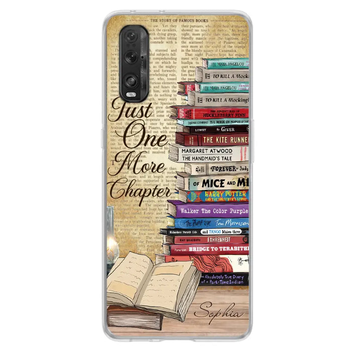 Custom Personalized Reading Book Phone Case - Gift Idea For Book Lovers - Just One More Chapter Case For Xiaomi/ Oppo/ Huawei