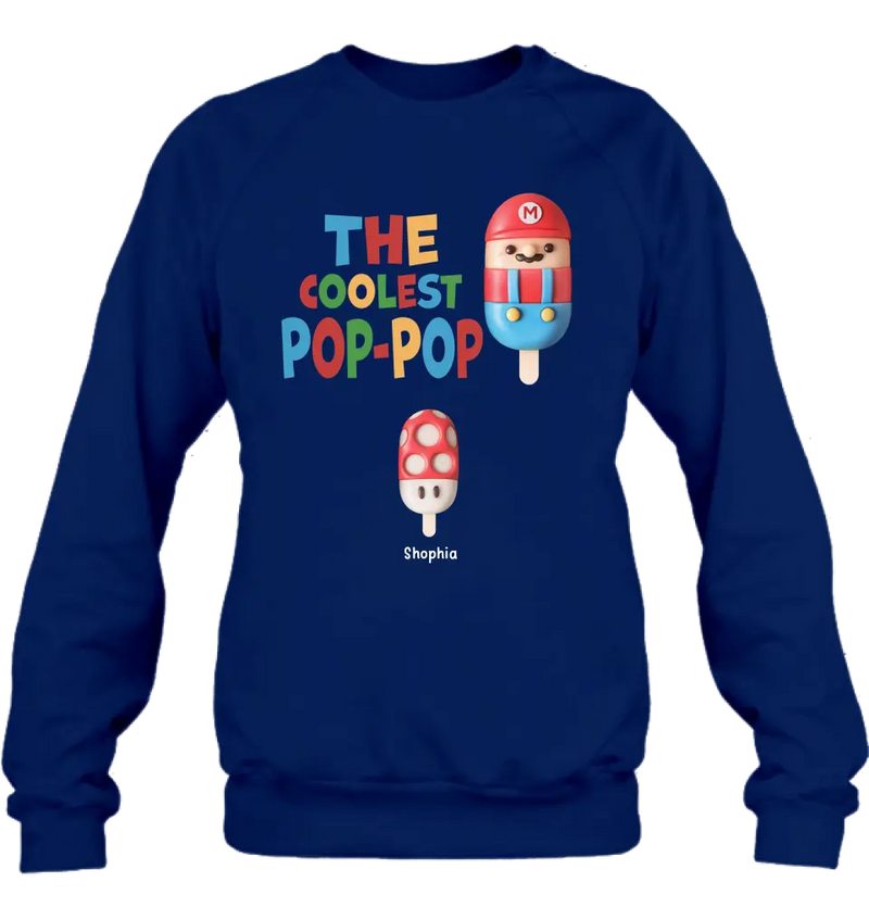 Personalized Shirt - The Coolest Pop - Gift Idea For Father's