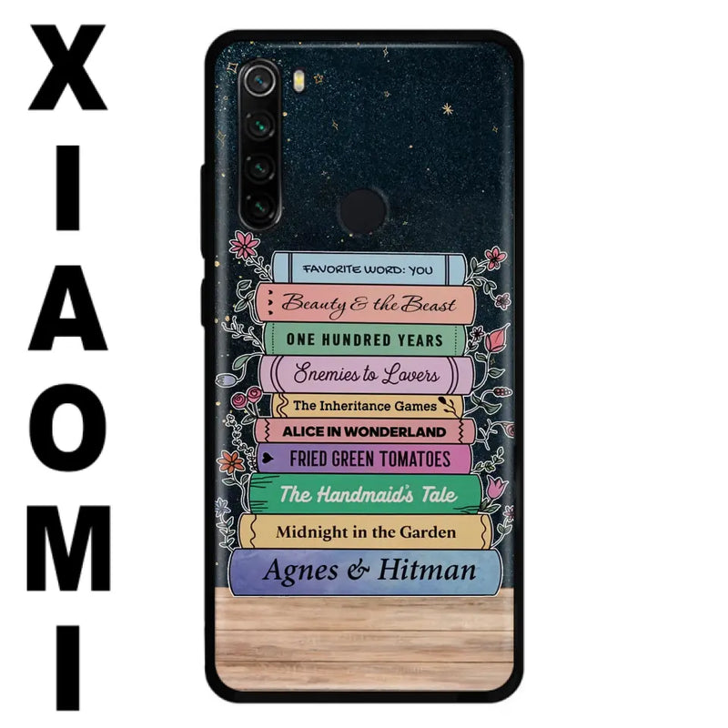 Custom Personalized Reading Book Xiaomi/ Huawei/ Oppo Cases - Gift Idea For Reading Lover/ Birthday