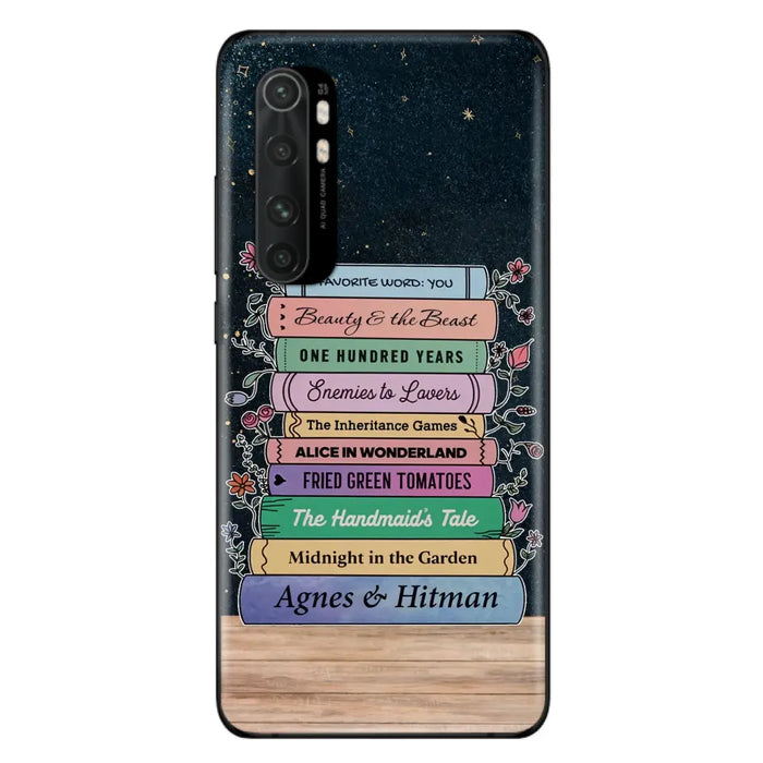 Custom Personalized Reading Book Xiaomi/ Huawei/ Oppo Cases - Gift Idea For Reading Lover/ Birthday