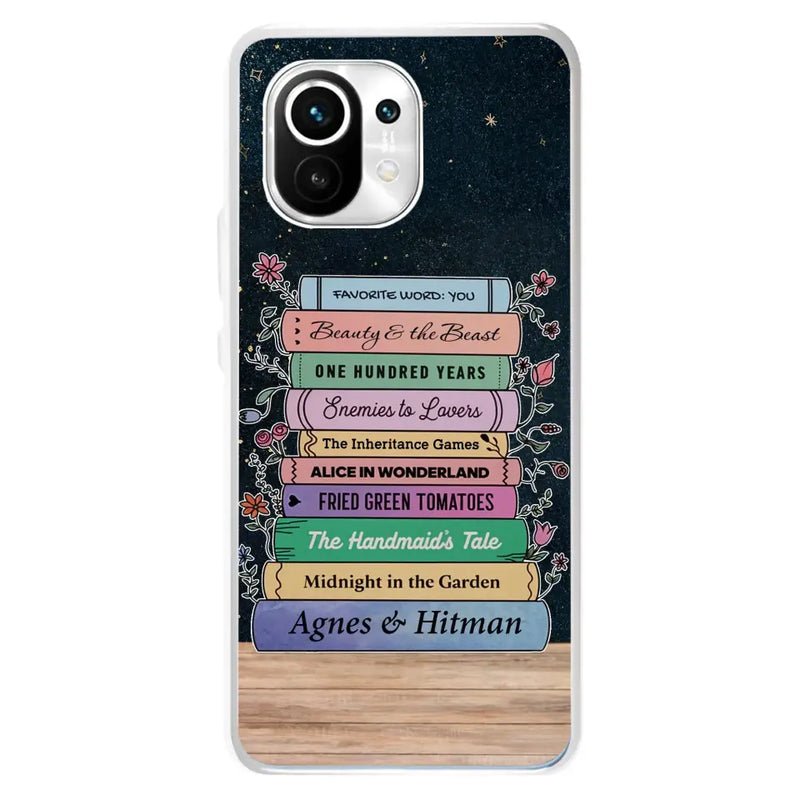Custom Personalized Reading Book Xiaomi/ Huawei/ Oppo Cases - Gift Idea For Reading Lover/ Birthday