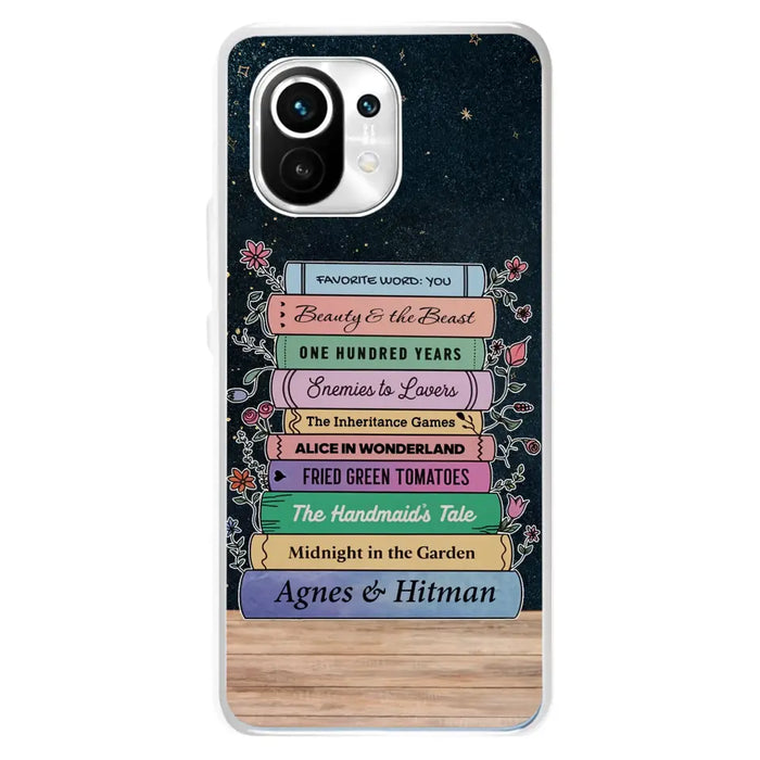 Custom Personalized Reading Book Xiaomi/ Huawei/ Oppo Cases - Gift Idea For Reading Lover/ Birthday
