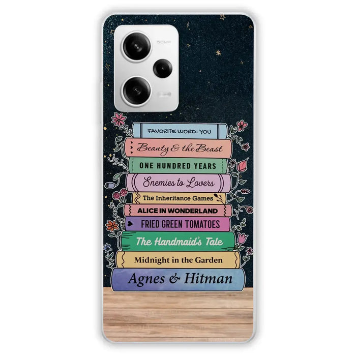 Custom Personalized Reading Book Xiaomi/ Huawei/ Oppo Cases - Gift Idea For Reading Lover/ Birthday
