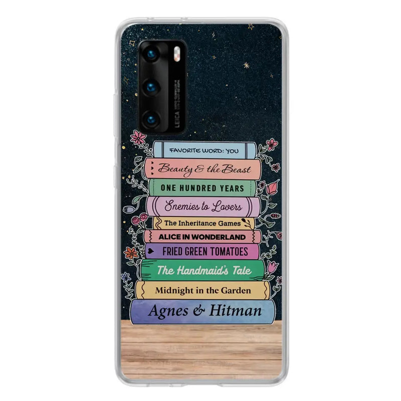 Custom Personalized Reading Book Xiaomi/ Huawei/ Oppo Cases - Gift Idea For Reading Lover/ Birthday