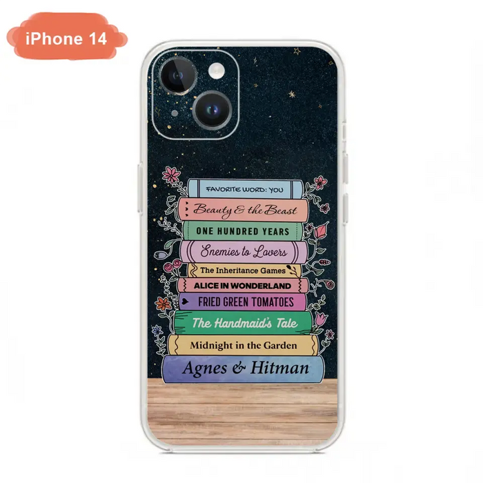 Custom Personalized Reading Book Phone Case For iPhone/ Samsung - Gift Idea For Reading Lover/ Birthday