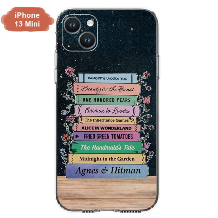 Custom Personalized Reading Book Phone Case For iPhone/ Samsung - Gift Idea For Reading Lover/ Birthday